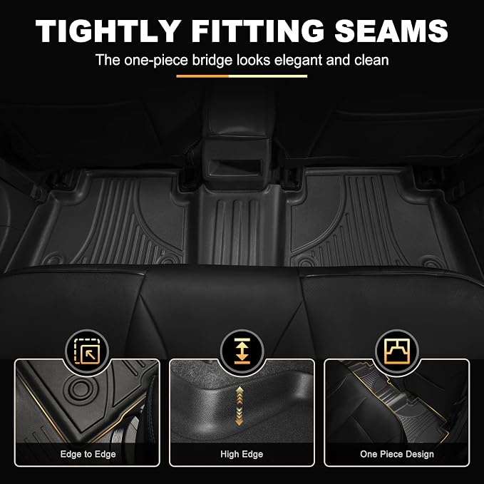 Floor Mats for Toyota Corolla Sedan 2020-2026 (Not for Hatchback or Cross) | Custom Fit Floor Liners All-weather Protection Waterproof Easy to Clean Heavy Duty Non-Slip Rubber Corolla Accessories