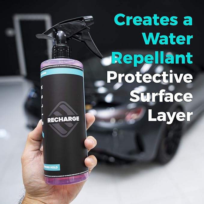 Recharge Ceramic Coating Spray (128oz) | Ultra-Hydrophobic Car Ceramic Detail Spray | Replaces Wax & Sealants | DIY-Friendly Protection for Cars, Trucks & SUVs | 6 Months of Protection