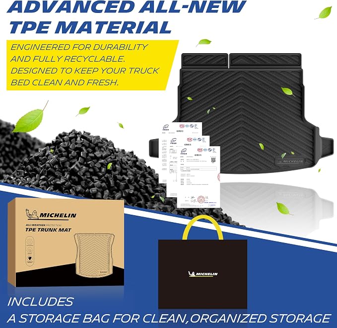 Michelin Vehicle Mats for 2025-2026 Subaru Forester Gas & Hybrid (1 Piece) | Not Fit 2025 Wilderness, All-Weather TPE Custom Fit Liner, Premier