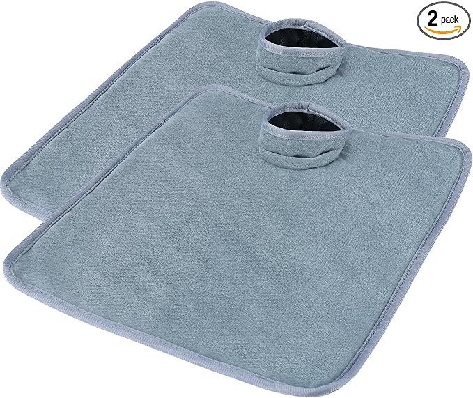Car Seat Protector for Potty Training, 2 Pack Waterproof CarSeat Liner Toilet Training for Baby Infant Toddler, Dry Seat Piddle Pads Cover for Strollers (Gray)
