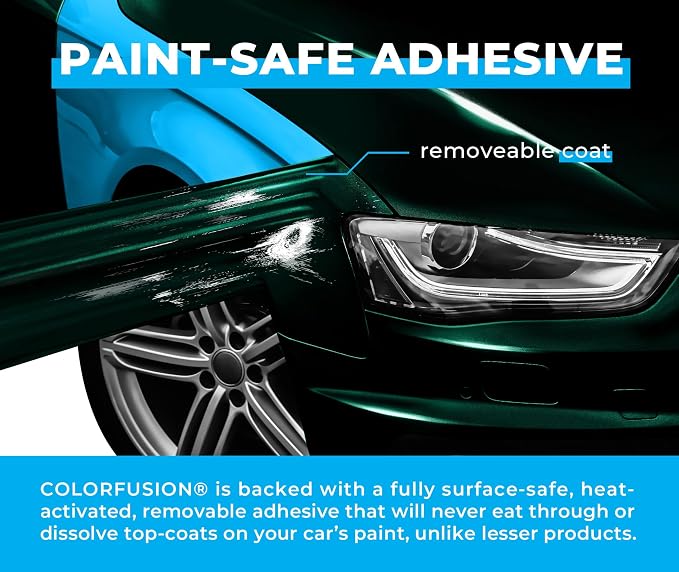 ColorFusion PPF by VViViD, Gloss Shadow Green Dry Apply PPF Vinyl Car Wrap Roll 10ft x 5ft