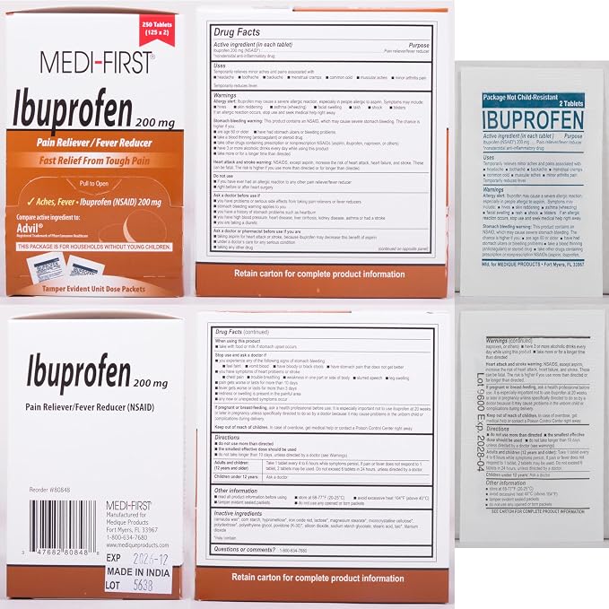 First Aid Kit Supplies Pack Topical Products for Wounds | Wound Cleansing & Treatment | 39 Piece | MFASCO