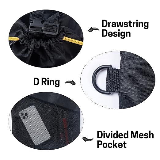 GNEGNI 2PCS Hanging Car Garbage Can - Waterproof Leakproof Trash Bag | Car Trash Can with Durable Leakproof Lining, Keeps Vehicle Clean and Neat