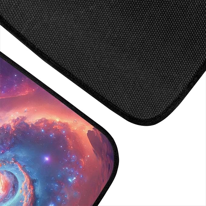 Galaxy Space Print Car Floor Mats Set of 4 Universe Nebula Universal Vehicle Floor Carpet Decorative Cosmic Auto Front Rear Foot Rugs for Trucks SUV Sedan