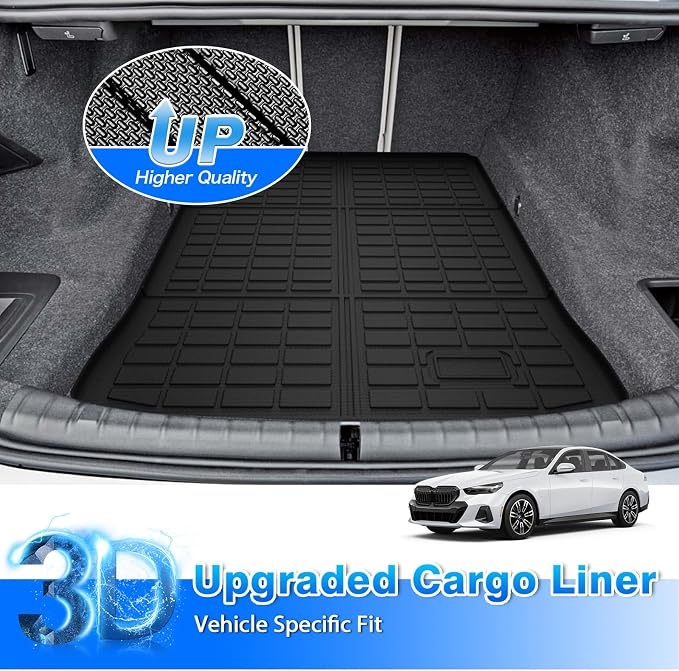 G30 Cargo mat - Trunk Mat for BMW G30 5 Series 2017-2023 | All Weather Trunk Mat for G30 Accessories, Heavy Duty Rubber Mats, Car Accessories