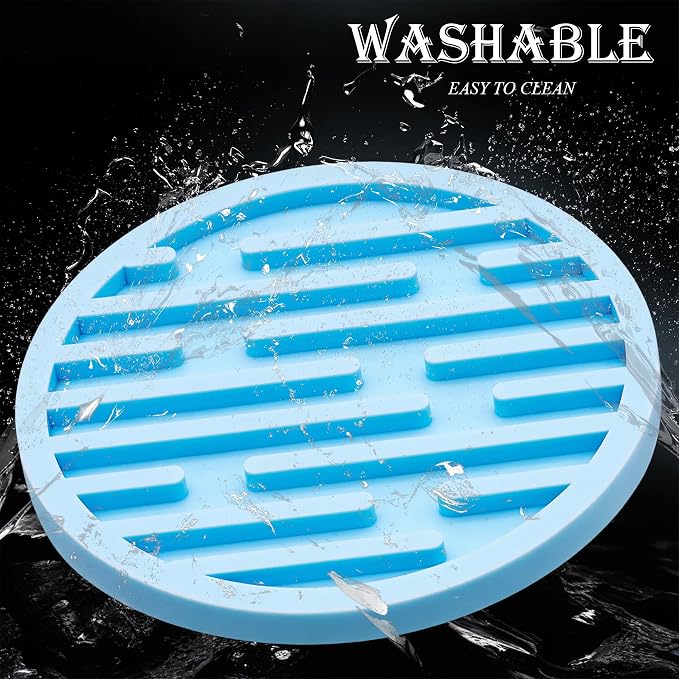 2 Pack Silicone Car Cup Holder Coaster – 2.75 Inch Anti-Slip Drink Coaster, Perfect for Coffee & Beverages – Cute Car Interior Decor for Women & Girls (Blue)