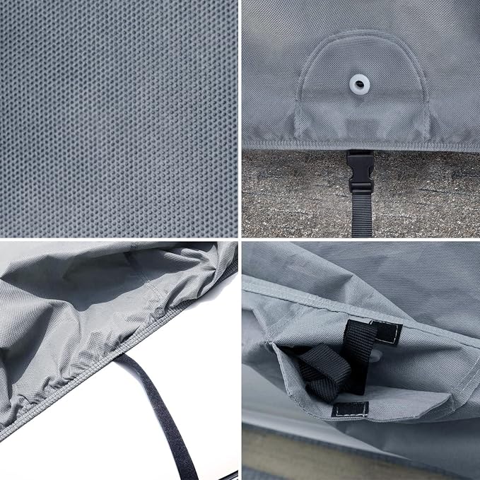 Leader Accessories Sedan Car Covers All-Weather Protection, Fits 171"-185" | Waterproof, Breathable, Windproof Protection Against Rain, Snow, UV & Dust, Full-Exterior Cover for Indoor & Outdoor Use
