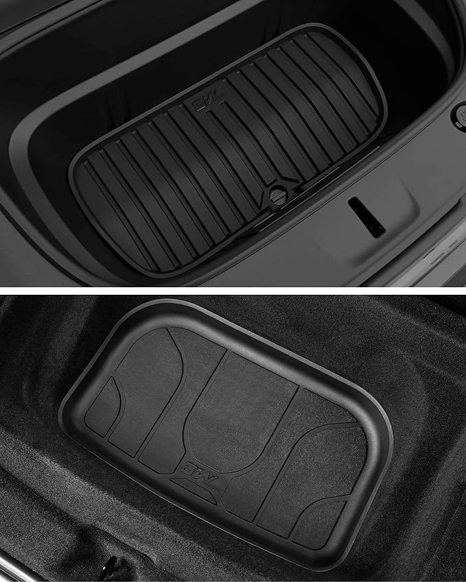 3W Tesla 2025-2026 New Model Y Juniper Floor Mats and Cargo Liners (Not for Standard), TPE 10PCS Full Set Floor Liner, Cargo Mats and Seat Back Cover Protector, Car Mats for Tesla Model Y Accessories
