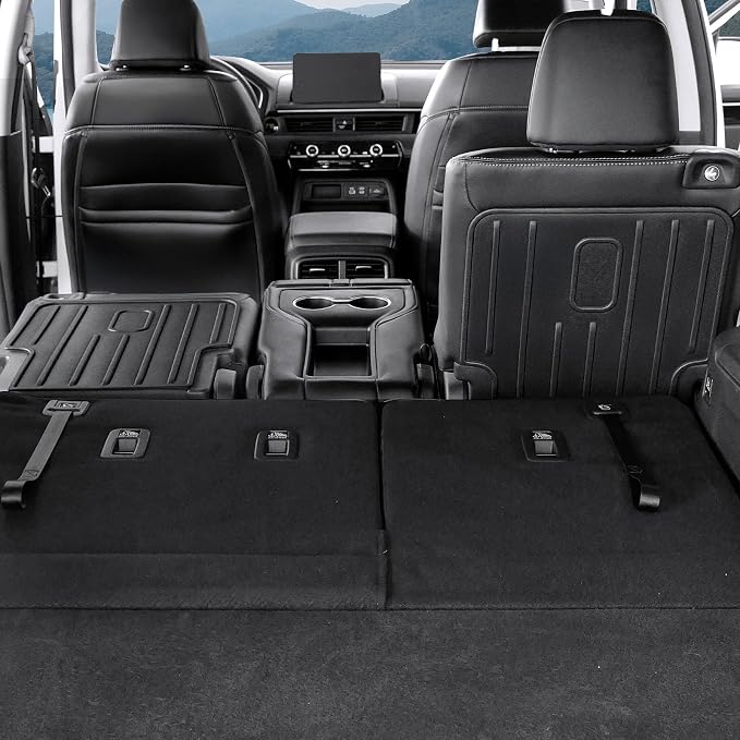 Backrest Mat for Honda Pilot 2023-2025 2026, 2nd Kick Mats for Acura MDX 2022-2026