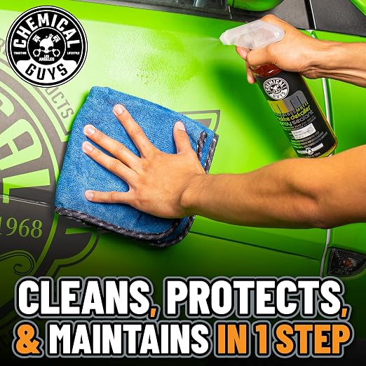 Chemical Guys, Meticulous Matte & Satin Finish Detailer & Sealant, 16 oz | Quick detailer for satin and matte finishes and vinyl wraps, cleans streak-free without adding unwanted gloss
