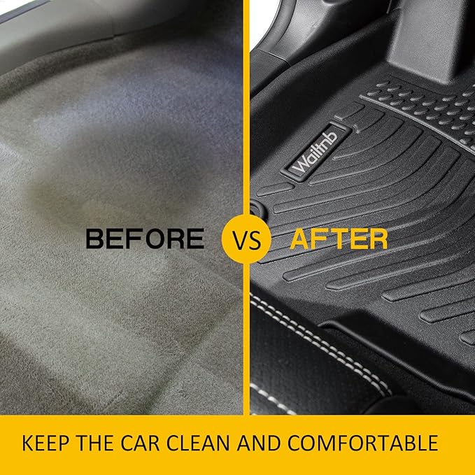Wailtnb-All Weather Floor Mats for 2015-2020 Chevrolet Tahoe/GMC Yukon Custom Fit Chevrolet Tahoe 2015-2020 GMC Yukon Durable Easy to Clean fit 2015 to 2020 Chevy Tahoe Accessories