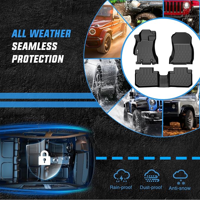 Nilight Floor Mats for Subaru Forester 2014 2015 2016 2017 2018 All Weather Custom Fit Heavy Duty Floor Liners
