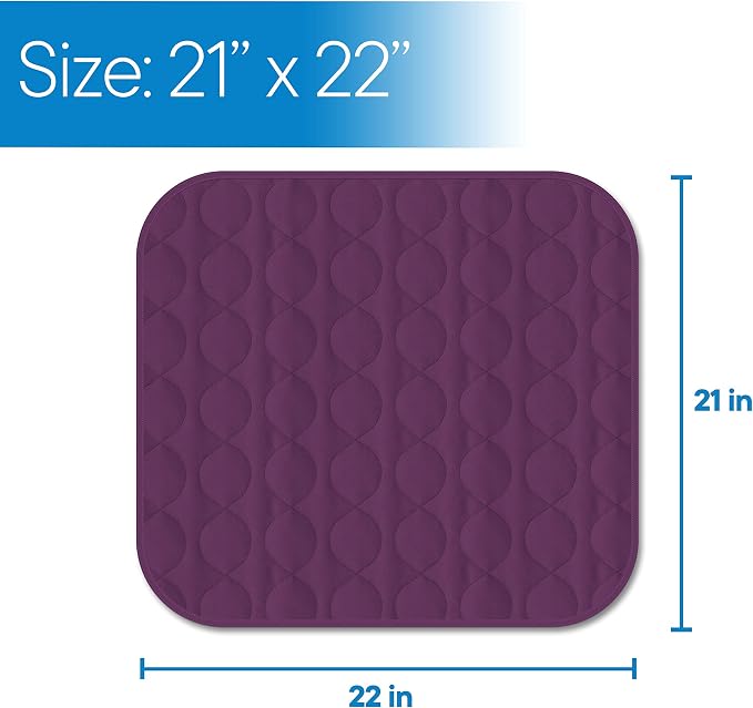 RMS Washable Reusable Incontinence Chair Pad (Ruby Red)