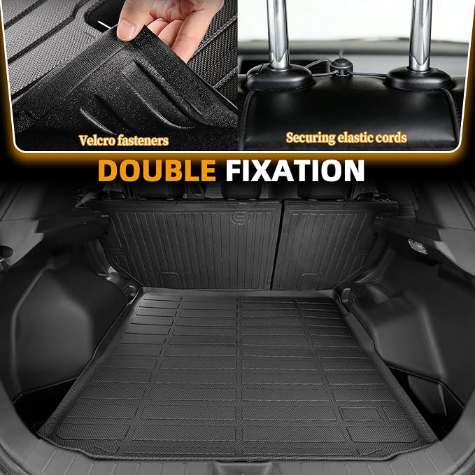 Floor Mats for Mitsubishi Outlander Sport 2011-2024, Outlander Floor Mats | Custom Fit Floor Liners & Seatback Mat & Cargo Liner, TPE Non-Slip Waterproof Summer Winter Outlander Sport Mats Accessories
