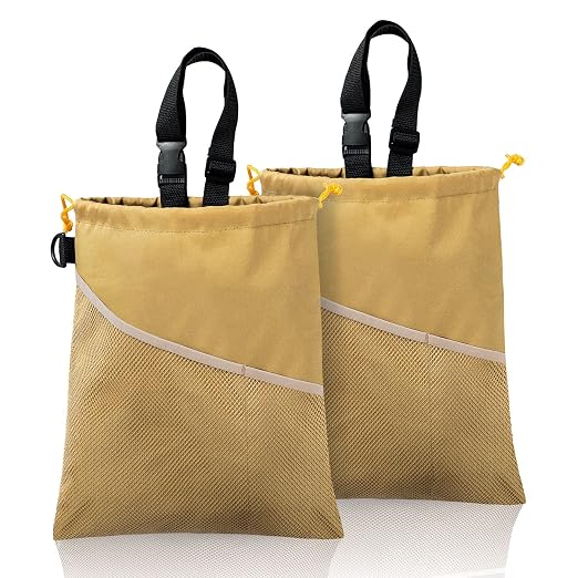 GNEGNI 2PCS Hanging Car Garbage Can - Waterproof Leakproof Trash Bag | Car Trash Can with Durable Leakproof Lining, Keeps Vehicle Clean and Neat