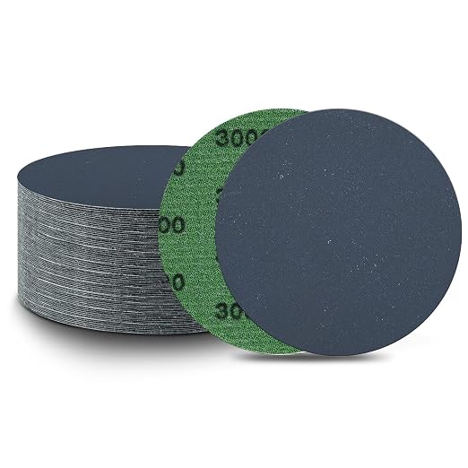100 PCS 3000 Grit 3 Inch Wet Dry Hook and Loop Sanding Discs, Silicon Carbide Round Sandpaper for Drill Polishing Kit, Sanding Sheets Assortment for Wood Metal or Auto