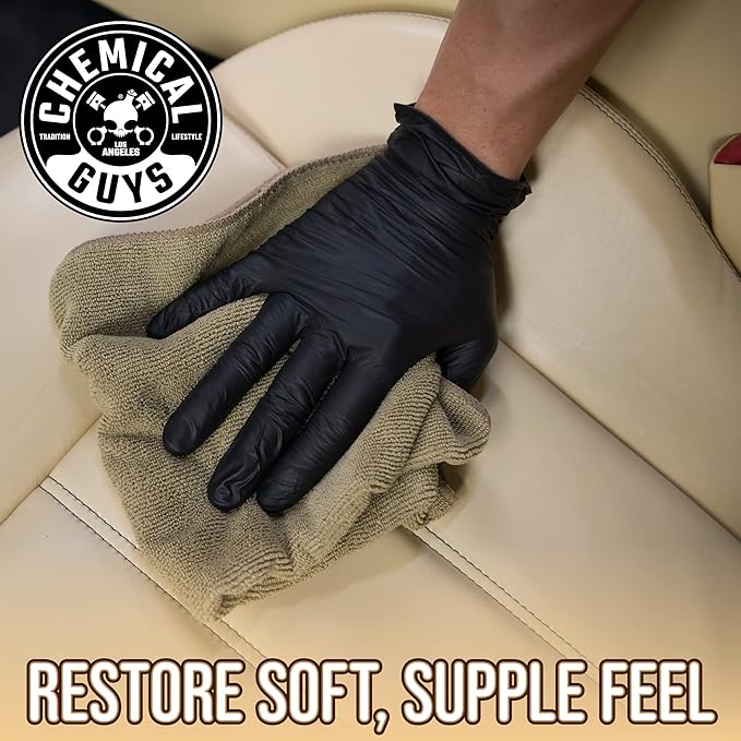 Chemical Guys, Colorless & Odorless Leather Cleaner for Interiors, 1 Gallon | For car seats, furniture, apparel, boots, pH balanced for natural, synthetic, faux and pleather, professional size