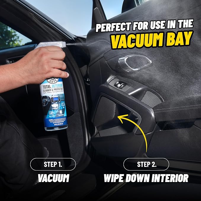 Chemical Guys Car Detailing Kit, Interior and Exterior Cleaning, 9-Piece | Includes Tire Shine, Quick Detailer, Total Interior & Glass Cleaner, Microfiber Towels, Applicator & Storage Bag
