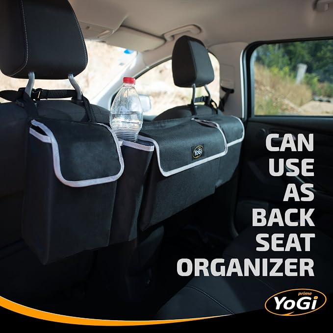 Hanging Trunk Organizer for SUV | Hanging Trunk Organizer, Waterproof, 4 Pocket Backseat Storage Solution, Easy Install, Durable and Versatile