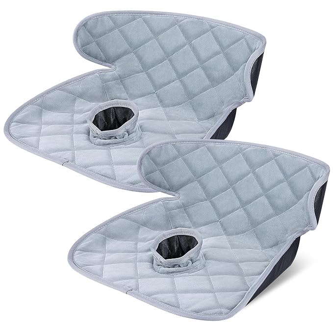 Babenest Car Seat Potty Protector Cover -Waterproof Carseat Training Liner for Baby &Toddler Shower Gift, Dry Piddle Pee Pad for Strollers & Infant Car Seats (2pc Grey)