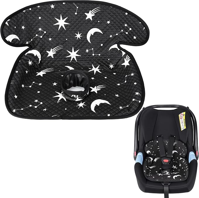 Piddle Pad Car Seat Liner, Waterproof Soft Car Seat Protector for Potty Training, (Starry Sky)
