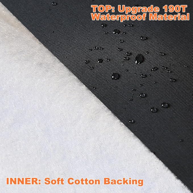 Car Cover Waterproof All Weather, Coverado Soft Cotton Backing Hail Protector Car Cover, Uv Storm Protection Full Exterior Covers with Invisible Mirror Pocket, Universal Fit Sport Car (167"-172")