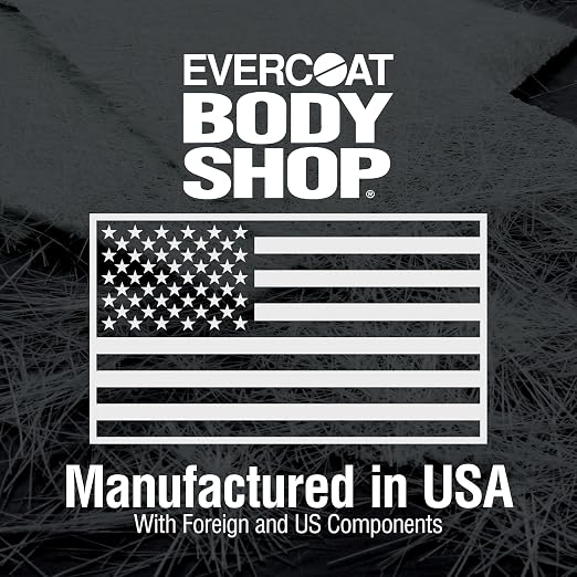 Evercoat Body Shop 105021 Pro-Grade Glazing Putty, Stain Resistant for Minor Imperfections and Low Spots in Aluminum, Fiberglass & More, Cream Hardener Included 3 Fl Oz.