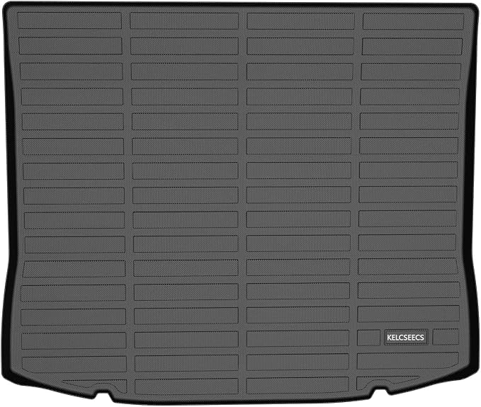 KELCSEECS® Floor Mats & Cargo Liner Custom for Ford Edge 2015-2024 & Ford Edge ST 2019-2024 All Weather Protection TPE Floor Liners Front& Rear Row Full Set Accessories Black