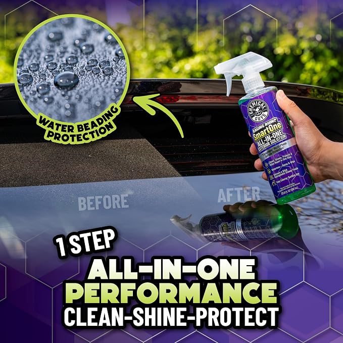 Chemical Guys Raging Rhino Waterless Car Wash And Quick Detailer Spray And Wipe Exterior Cleaner 2 Pack (20 Oz Each) With 6 Premium Microfiber Towels