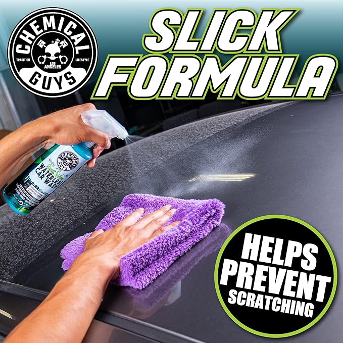 Chemical Guys, Swift Wipe Waterless Car Wash Spray, High Lube, 1 Gallon | Spray and wipe to clean and shine paint, glass and wheels with no water, a slick gloss for quick washes anywhere