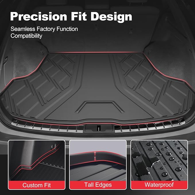 Trunk Mat for Lexus RX350 RX350h RX500h 2023-2026（Not for RX450h+）, All-Weather Custom Fit Cargo Liner