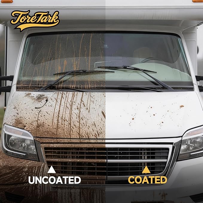 RV Accessories for Outside, Ceramic Coating for RV Polish (32 Fl Oz), Unmatched Shine Car Wax Coating Spray, No Pungent Smell, Quick Detailer Spray Wax, Lasts 50+ Washes Car Paint Sealant