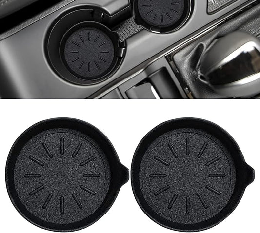 LEORAY Car Coasters for Cup Holder Silicone Car Cup Holder Coasters Pack of 2