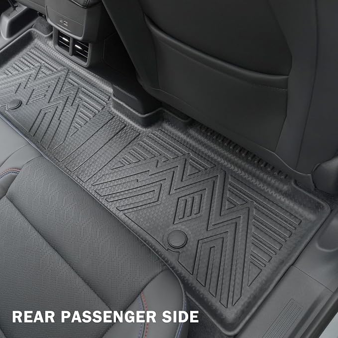 KUST Floor Mats for 2011-2021 Jeep Grand Cherokee Accessories (Not for L), All Weather Floor Liners & Trunk Mat & Rear Backrest Mats, TPE Rubber, Raised Edge, Full Set of 8