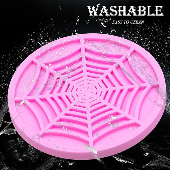 4PCS Car Cup Holder Coasters, 2.75 Inch Universal Non-Slip Insert Water Bottle Holder Pads, Car Interior Accessories Sets (Pink)