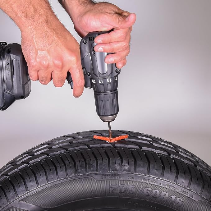Slime 20501 Tire Plug Drill Bit Kit, All Drills Compatable, Easiest Tire Plug Option, (2-Piece Set)