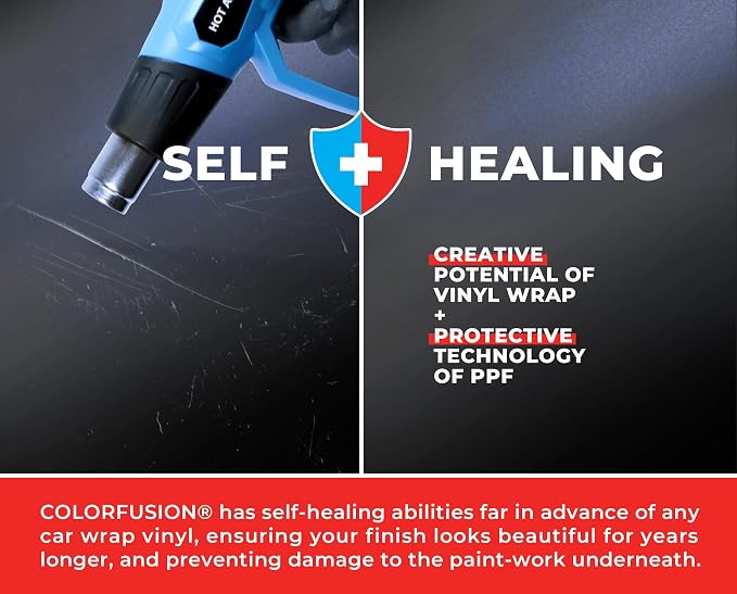 ColorFusion PPF by VViViD, Matte Stealth Cosmic Blue Dry Apply PPF Vinyl Car Wrap Roll 20ft x 5ft