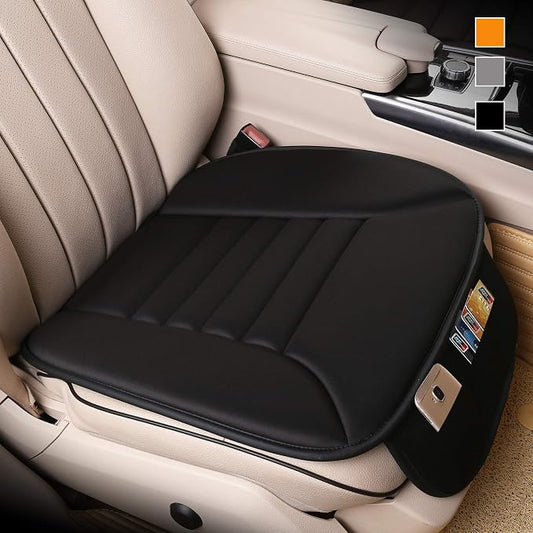 Lofty Aim Car Seat Cushion for Driving, Memory Foam Driver Seat Cushion | Car Seat Cushion for Long Driving, Automotive Seat Cushion for Pain Relief, Car Seat Pillow Fits Most Vehicles, Office, Black