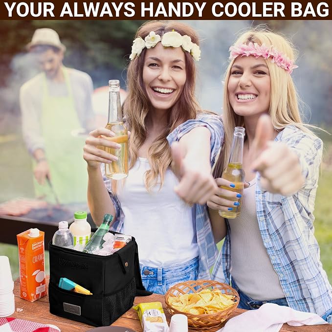 Creathing Car Trash Can [Touring Edition] - Removable Liner - 100% Leakproof, Odor Control Lid, Hanging Garbage Bin for SUV, Truck, Car (2 Gal, Black)