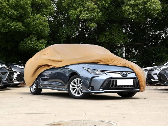 Heavy Duty Outdoor Car Cover Custom Fit for 2003-2026 Toyota Corolla, Windproof All Weather Waterproof Sun Rain UV Dust Snow Protection Outdoor Car Covers
