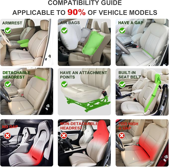 BOPUOVRE Linen Car Seat Covers Front Seat Covers Breathable Cloth Fabric Car Seat Protector - Universal Fit for Cars, Vans, SUVs, Trucks - 2 Units - Beige