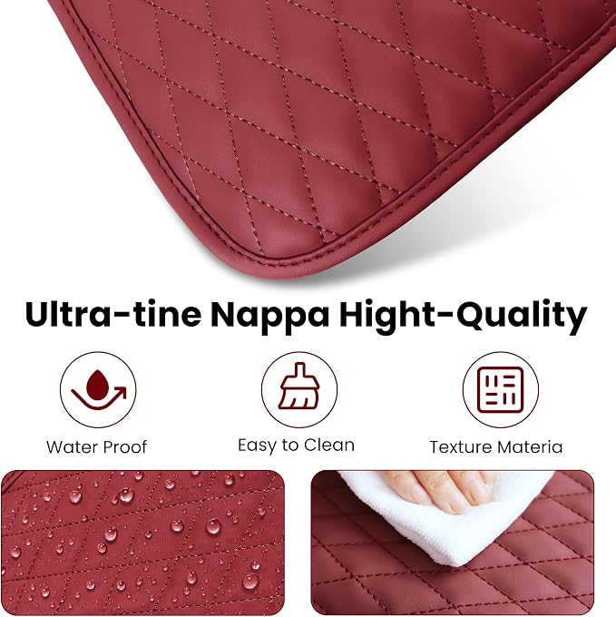 Upgraded Car Center Console Cover,Microfiber Leather | Car Armrest Cover Cushion with 2 Storage Bags,Universal Car Armrest Storage Box Car Interior Accessories for Most Vehicles