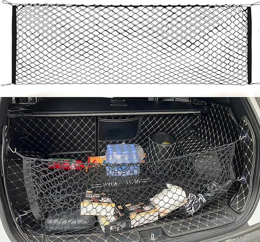 Car Rear Cargo Net, Adjustable Elastic Storage Organizer Net, Trunk Cargo Storage Net Compatible with 2018 2019 2020 2021 2022 2023 2024 2025 2026 Chevy Traverse