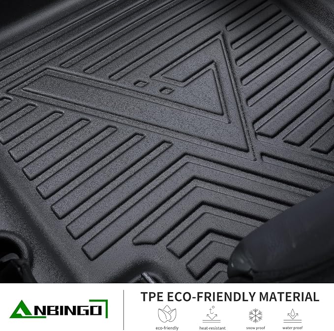 ANBINGO® Floor Mats & Cargo Liner for Kia Forte 2019-2024, Custom for Forte S/EX/FE/LX/LXS/GT/GT-Line, 3D All Weather Car Floor Liners for Forte, Full Set