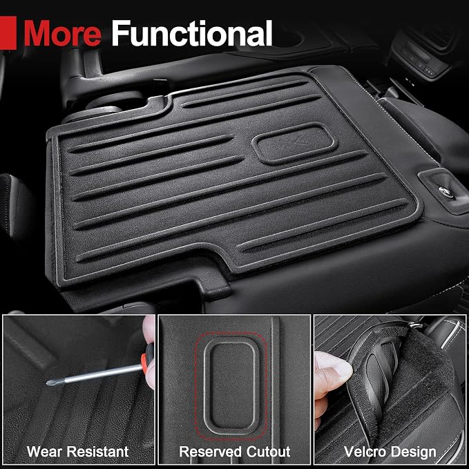 Backrest Mat for Honda Pilot 2023-2025 2026, 2nd Kick Mats for Acura MDX 2022-2026
