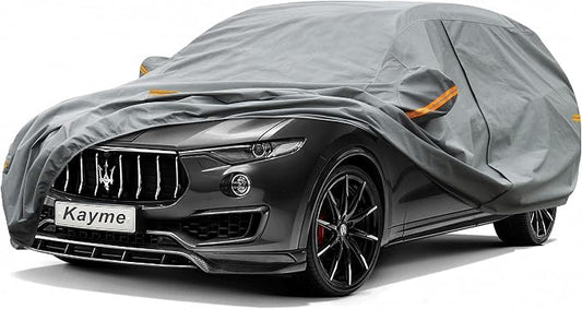 Kayme Heavy Duty SUV Car Cover Custom Fit Maserati Levante (2016-2025) Waterproof All Weather for Automobiles, Full Exterior Covers Sun Rain UV Protection.（Deliver About 3-10 Days）