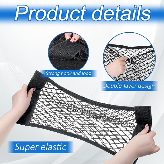 Mesh Cargo Storage Net Universal Mesh Net Organizer for Car Trunk