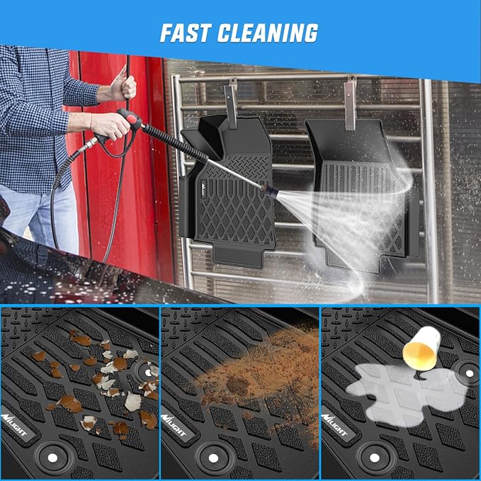 Nilight TPE Floor Mats & Cargo Mats Set for Tesla Model Y Juniper 2025 2026 All Weather Custom Fit Heavy Duty Floor Liners