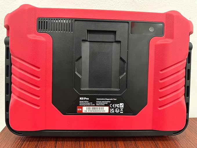 KINGBOLEN K8 Pro 8-Inch Bidirectional Bluetooth OBD2 Diagnostic Scanner | Lifetime Software Updates, All Systems Scan,34+ Resets, CAN FD & DoIP, ECU Code, V.A.G Guide, FCA AutoAuth, No Subscription