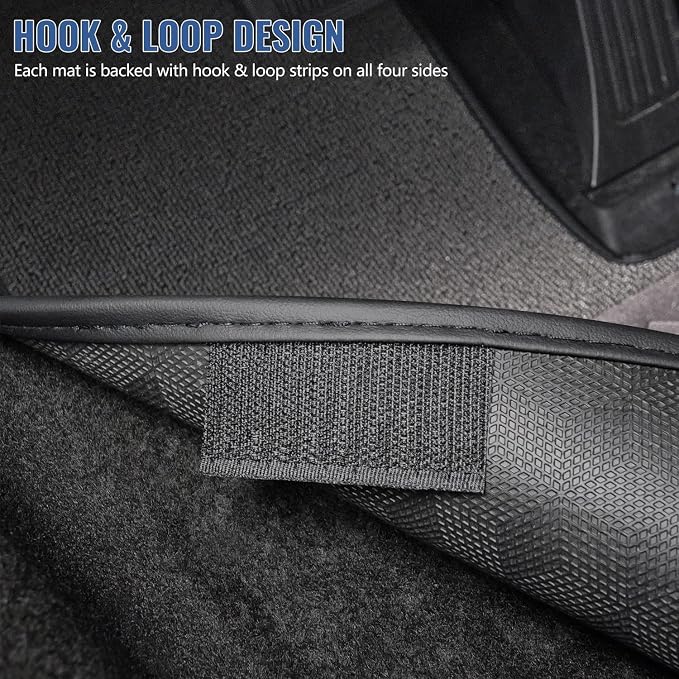 Carpet Floor Mats Fit for Honda CR-V 2023-2026 (Gasoline & Hybrid) | All Weather Custom Fit Floor Liners for CRV, 1st & 2nd Row, Gray